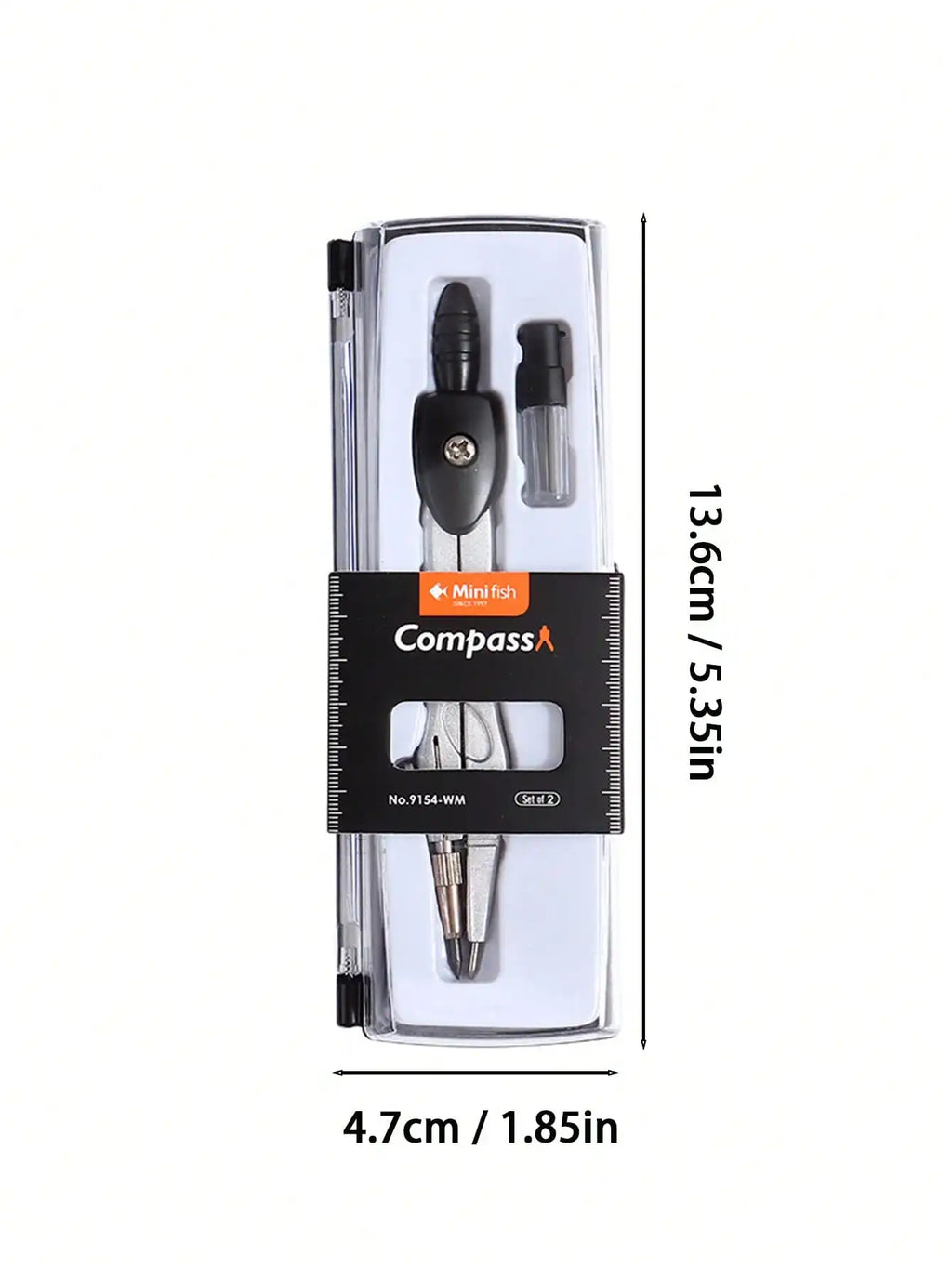 Precision Compasses with Replaceable Tips  Student Drawing and Mapping Tool Set  Suitable for Both Examination and Office Use