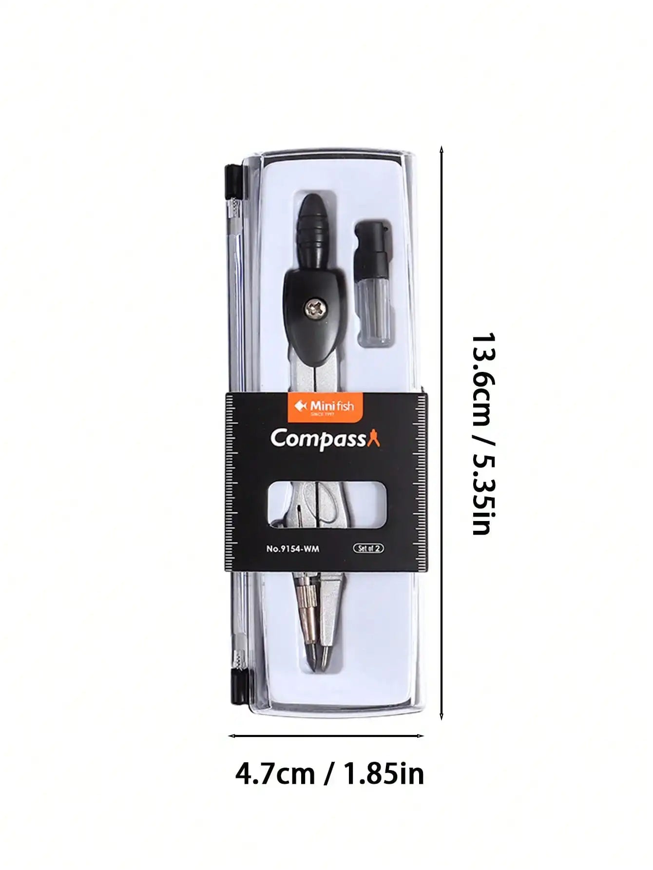 Precision Compasses with Replaceable Tips  Student Drawing and Mapping Tool Set  Suitable for Both Examination and Office Use