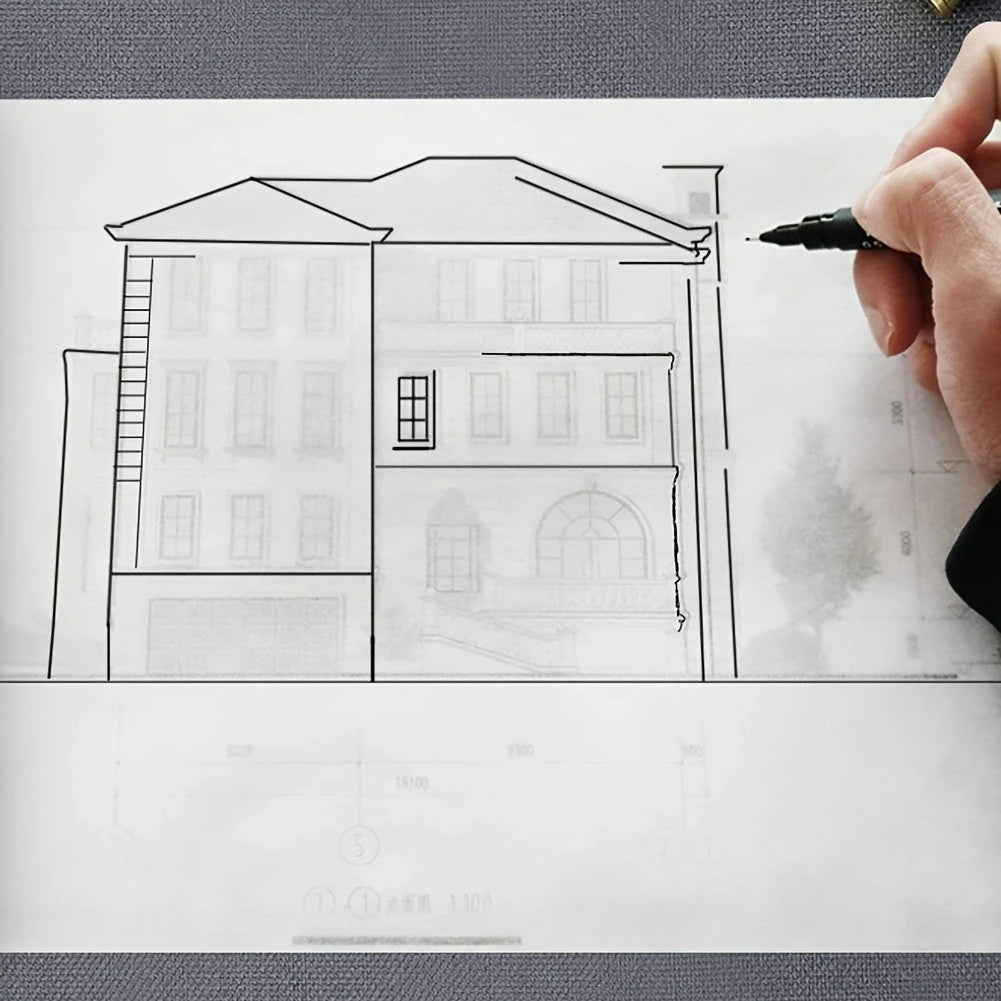 50Sheets A4 Tracing Paper White Translucent Sketching Paper Drawing Copy Paper For Student Calligraphy Writing Art Supplies