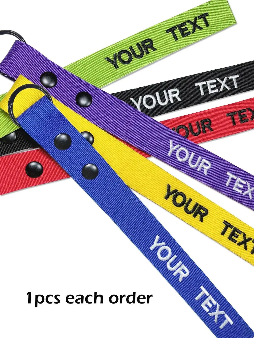 Customized Luggage Tags, Personalized Suitcase Tag, Text Baggage Label, Embroidered