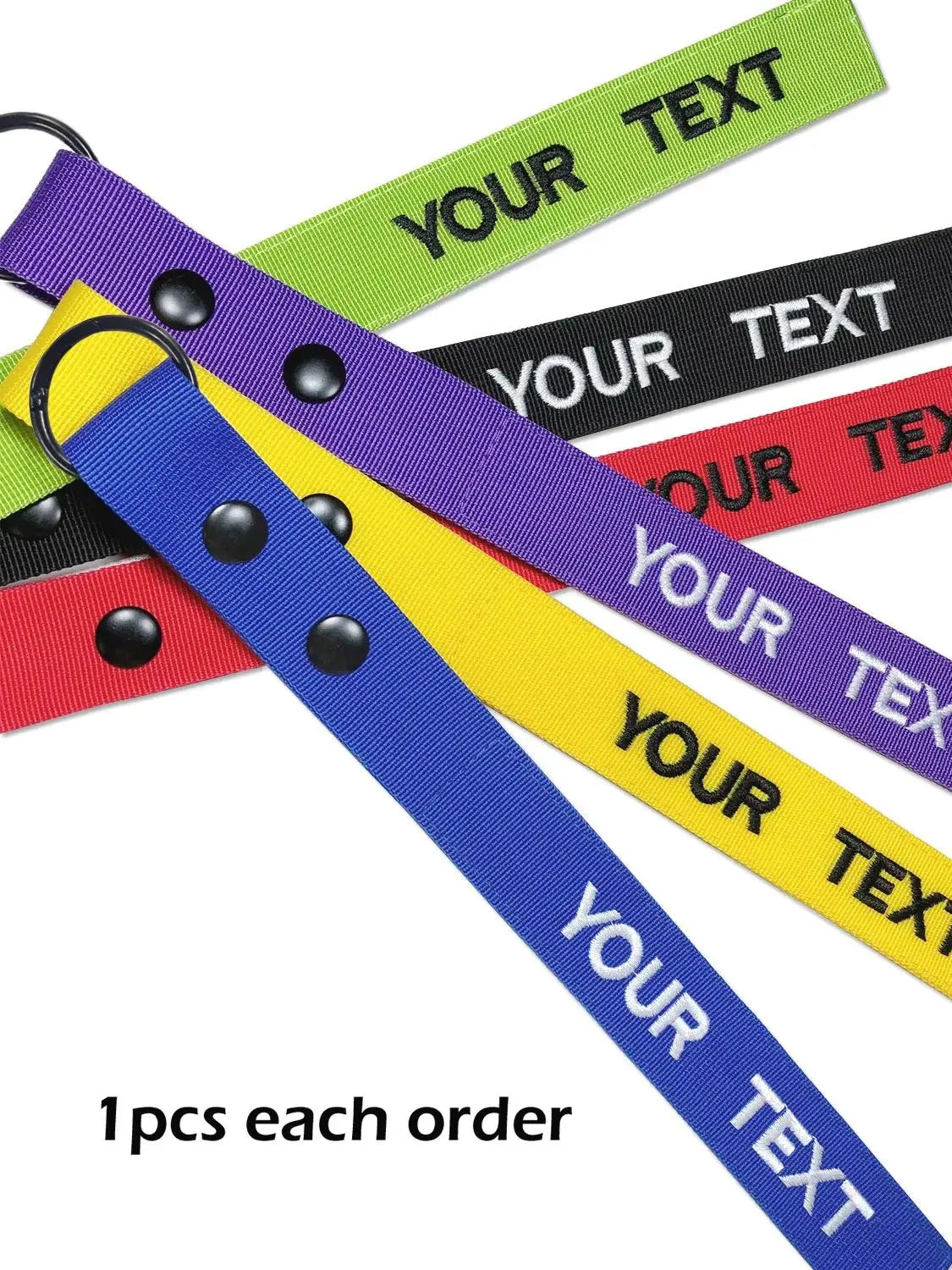 Customized Luggage Tags, Personalized Suitcase Tag, Text Baggage Label, Embroidered