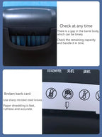 Small Size  Mini A4 Shredder Grinder For Office Household Paper Cutter Gear Electric Automatic Bill Shredder Office Electronics