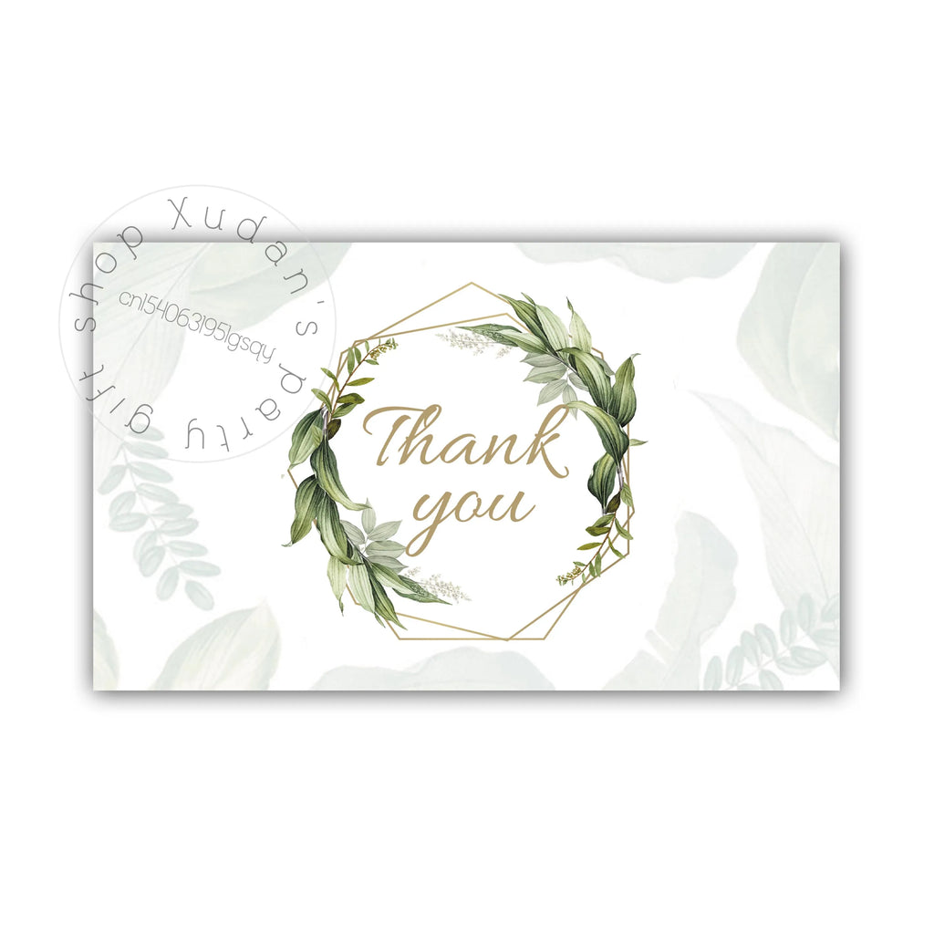 30pcs Thank You for Supporting My Small Business Card Thanks Greeting Card Appreciation Cardstock for Sellers Gift Merci Card
