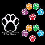 100-500Pcs Round Dog Paw Print Thank You Label Stickers Used for Shipping and Mailing Box Seal Labels Decorative Gifts Stickers