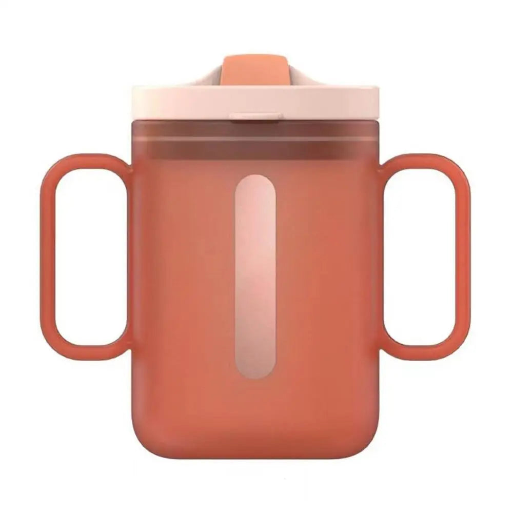 Adult Sippy Cup with Lid and Straw Plastic Mug Drinking Cup Disabled Elderly Spill Proof Dysphagia Cup Parkinsons Aids Living