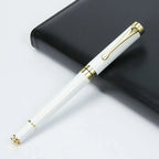 Luxury Metal Shell Business Office School Supplies Ballpoint Pens for Writing Rollerball Pen Customized Logo Name Gift