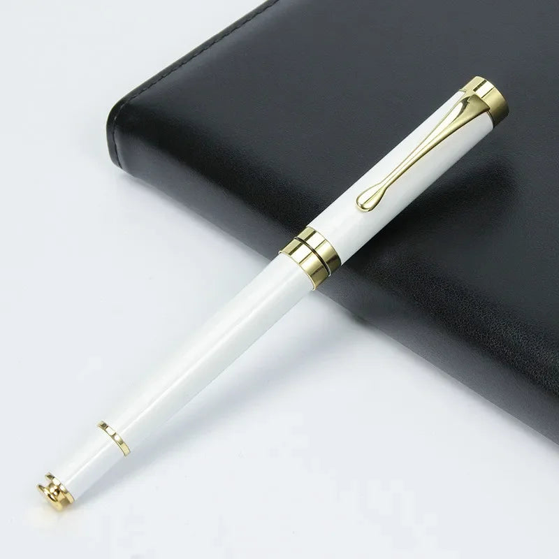 Luxury Metal Shell Business Office School Supplies Ballpoint Pens for Writing Rollerball Pen Customized Logo Name Gift