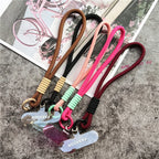 Cellphone Strap Candy Color Rope for Cards Metal Keyring Wrist Lanyard Keychain Portable Cellular Pendant Premium Hand Strap