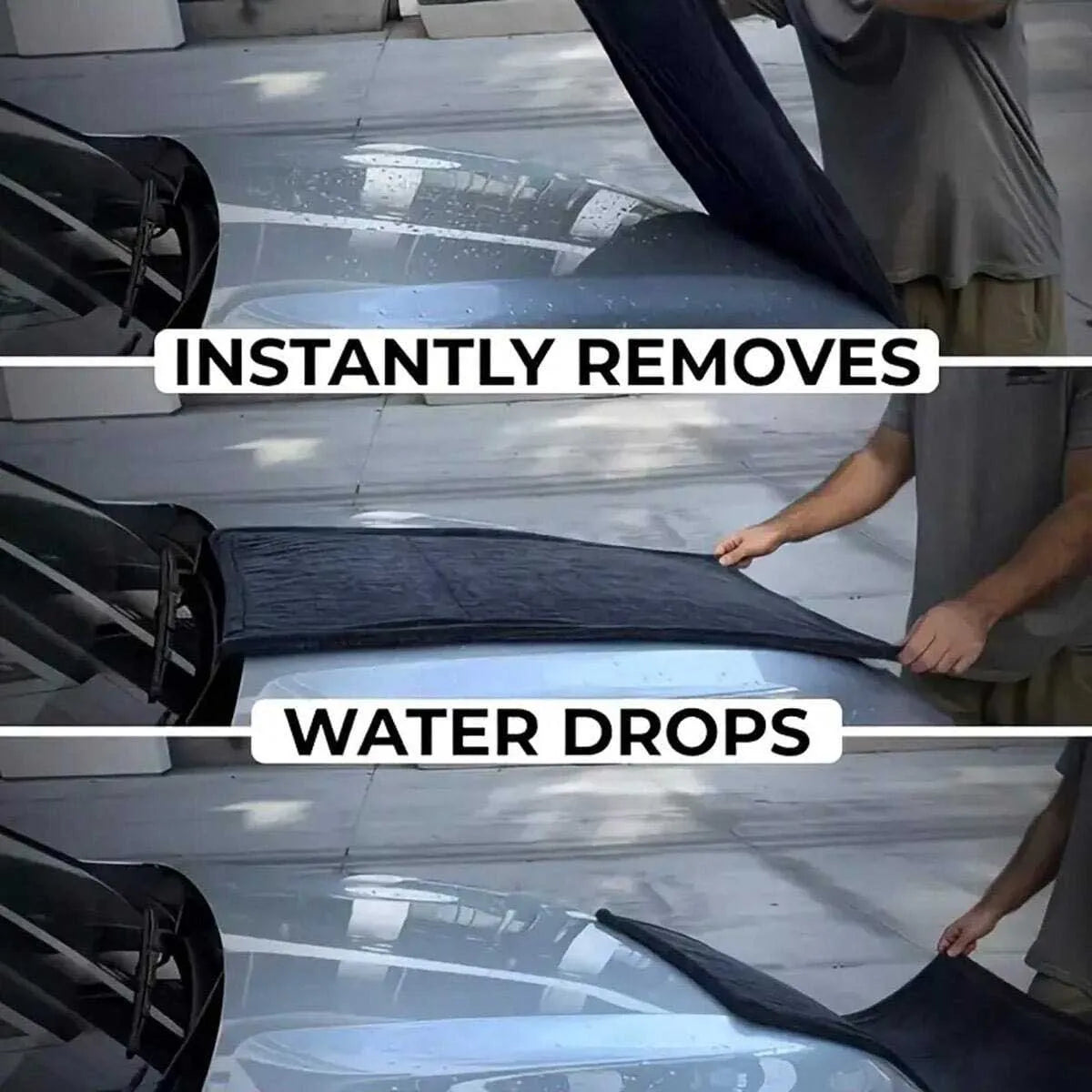 Microfiber Car Cleaning Towel - Absorbent, professional glass and vehicle detailing cleaning cloth for home and car maintenance