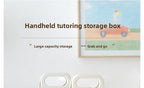 Test Paper Storage Bag Handbag Accordion File A4 Folder Large Capacity Test Paper File Homework Archive for High School Students