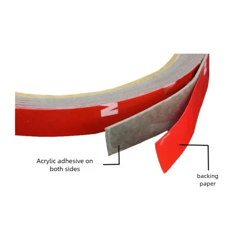 300CM Strong Permanent Double Sided Tape Acrylic Foam Adhesive Waterproof High Temperature Tape Sticker for Car Indoor Decor