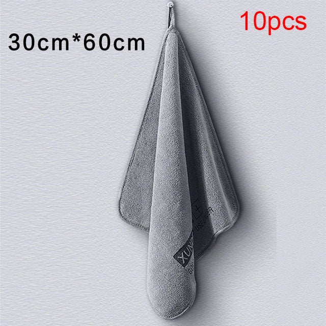 Clearance_Car Wash High End Microfiber Towel Car Cleaning Drying Cloth Car Care Cloth Detailing High Water Absorption Car Wash T