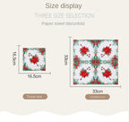 10/20pcs/Pac 33*33cm 2-Ply Colourful Printed Christmas Tree Printed Tissue Paper Christmas Birthday Party Table Decoration Paper