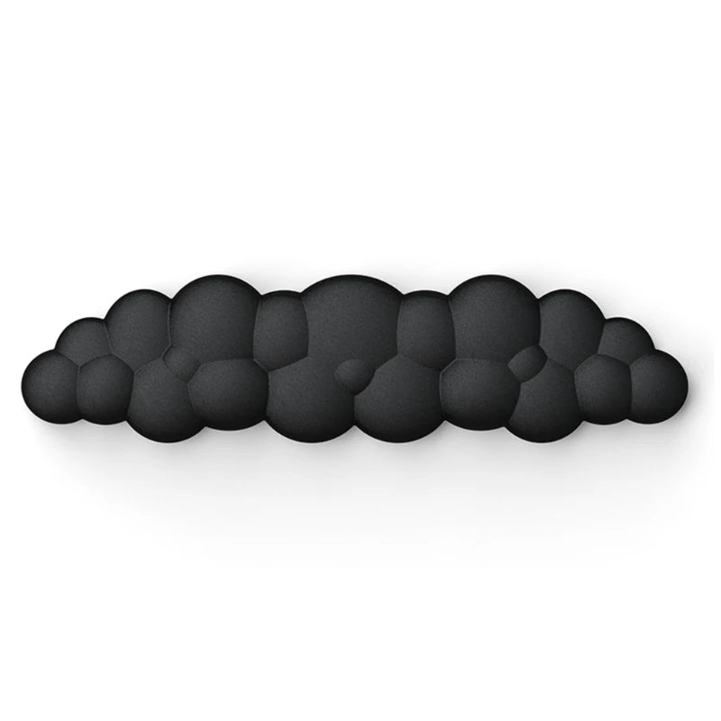Cloud Shape Wrist Rest Pad Soft  PU Material Anti-Slip Rubber Base Memory Foam for 100 Keys 87 Keys 68keys Keyboard Mousepad