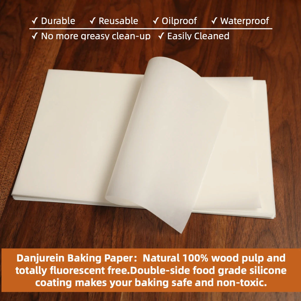 Parchment Paper Baking Paper 4"6"8"9"10"12" Precut Non-Stick Grilling Food Packaging Oven Air Fryer Steaming Bread Cake Cookie