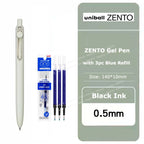 uniball ZENTO Standard 0.38/0.5mm Gel Pens,Water-Based Smooth Writing Roller Ball Pens Fit for a variety of occasions Stationery