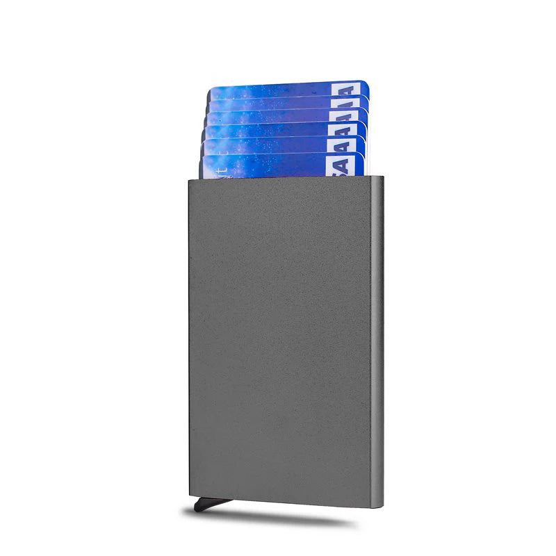Anti Rfid Blocking Protected Magic Men ID Credit Card Holder Wallet Men Women Metal Business Bank CreditCard Cardholder Case