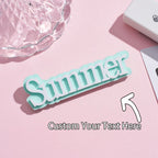 A custom acrylic letter brooch, personalized name brooch, a gift for family members, friends or loved ones on special occasions