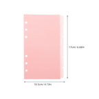A6 Index Dividers For Binder Notepad Page Separator Sheet Organizers Tabs Plastic Divider Notebook Supplies Binder Index