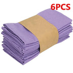 Table Cloth Napkins Durable Polyester Thicken Placemat Reusable for Kitchen Dining  Wedding Decoration 16inch*16inch