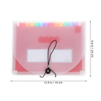 Document File Folder Multi-Layer Expanding Accordion File Organizer Folder Portable Office School Storage Document Receipt