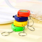1M/1.5M Measure Ruler Retractable Centimeter Inch Roll Tape Mini Keychain Tape Measure Tailor Portable Sewing Measuring Tool