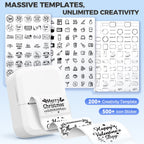 Marklife X2 Portable Mini Printer Similar to Marklife P50 Adhesive Sticker Printer Wireless Bluetooth Labeling Machine DIY Label