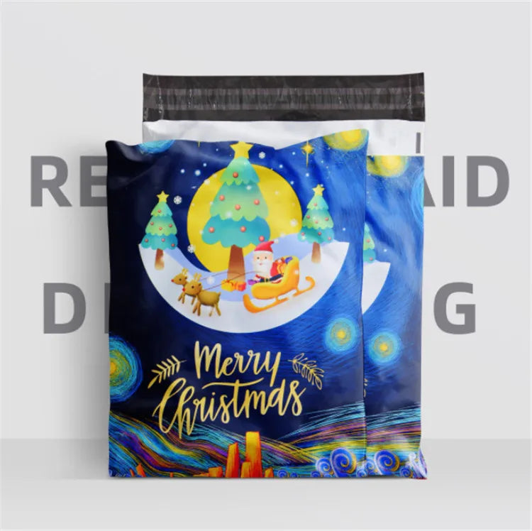 100PCS Poly Mailer Adhesive Envelope Printing Bag DIY Clothes T-shirt Pantihose Skirt Underwear Bra Shipping Packaging Pouches