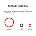 50PCS Silicone O-Ring Seals Maintenance Set Compatible With Jura C D E F S X ENA GIGA Series Coffee Machines