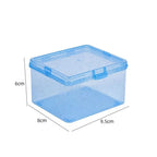 Kpop Photocard Storage Box Transparent Acrylic Photo Card Organizer Compartment Flip Box Card Case Protector Container Korean