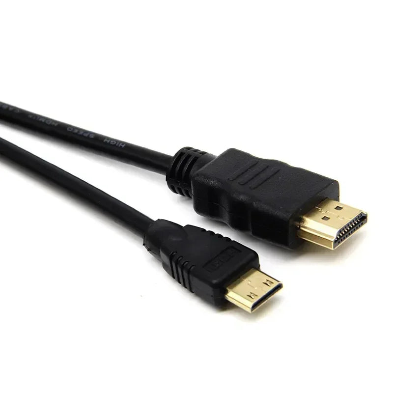 Mini HDMI to HDMI Cable 1080p 3D Gold Plated Cable For Monitor Tablet Camera DV graphics card HDTV Display Projection