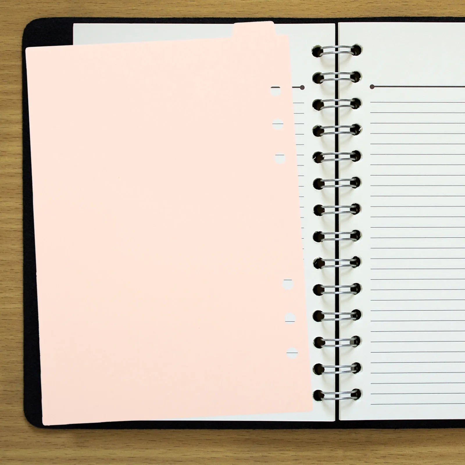 5Pcs Premium Plastic Binder Dividers with Tabs for 6 Ring A5 Planner Journal Notebook Organizer Divider Tabs Page Dividers