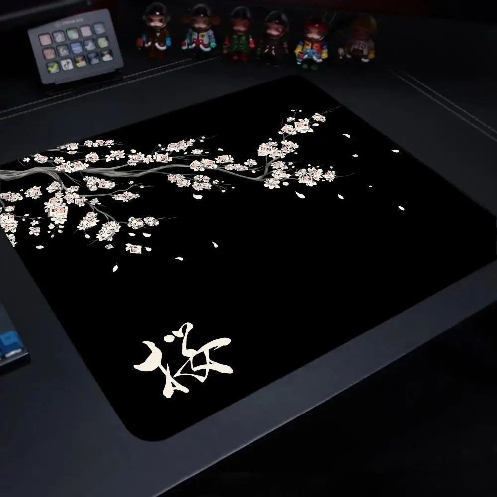 Japan Cherry Blossom 22X18 40X45 Game Small Mousepad Computer Sakura Desk Mat Table Keyboard Pad Laptop Cushion Non-slip Deskpad