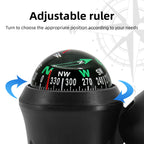 Various Compass Portable Compact Navigation Compass Device Universal Outdoor High Precision Compass For Car Boat Moto Bicycle