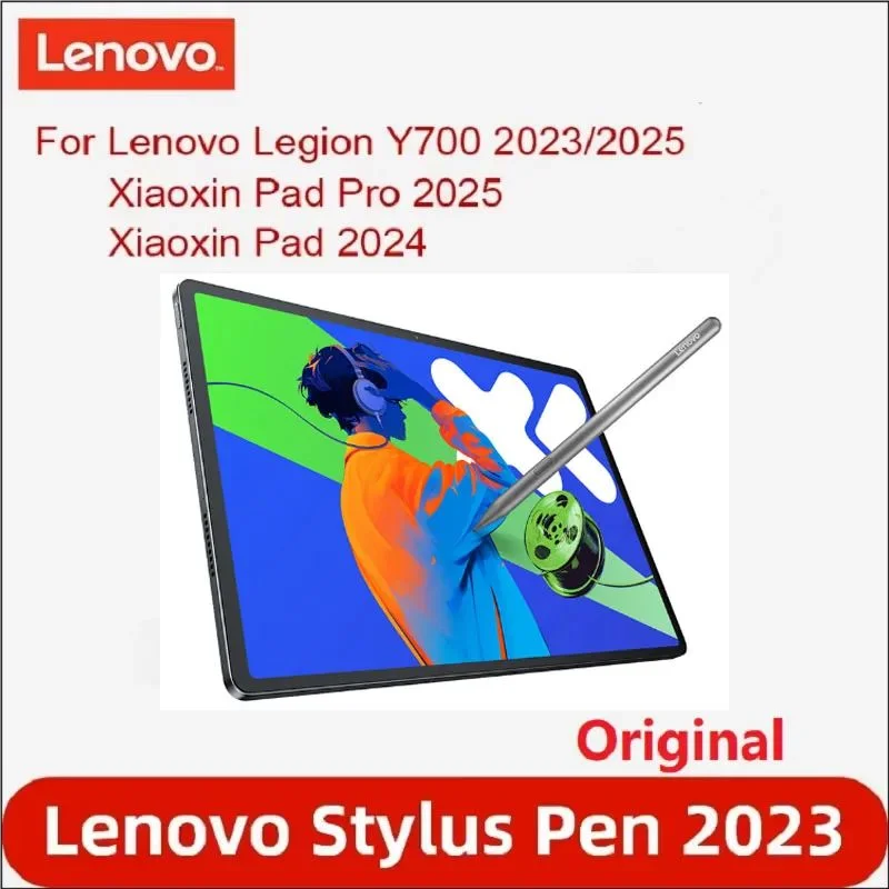 Lenovo Original Stylus Pen for Tablet Legion Y700 2023/2025 Xiaoxin Pad 2024 TypeC Charging Magnetic Drawing Pens Palm Rejection