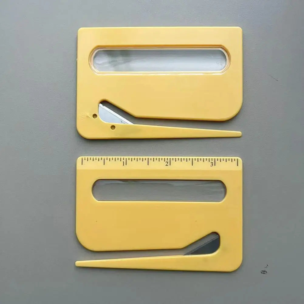 Mini Letter Knife Letter Mail Envelope Opener Safety Paper Guarded Cutter Blade Office Equipment Cutting Supplies