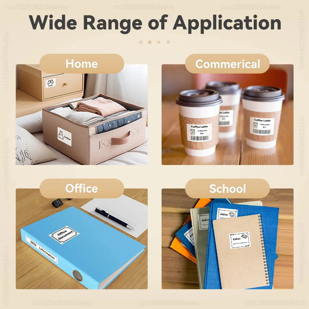 Portable Label Printer Marklife P50 Mini Printer Thermal Label Maker Self Adhesive Sticker Machine Similar as M110 M220 Printer