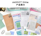A7M5 Two Size 20Sheets Loose Leaf Inner Page Notebook Refill Spiral Weekly Monthly To Do Inside Paper Stationery