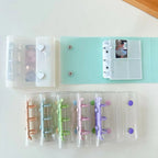 Home Decor A8 Binder Photo Album Cover 3 Holes Waterproof Kpop Photocard Holder PVC Clear Idol Card Collect Book