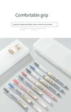 6/8Pcs/Set MUJIs Gel Pen Black/Red/Blue 0.38/0.5mm Ink Japan Color Pen Office School Ballpoint Pen Japanese Kawaii Stationery