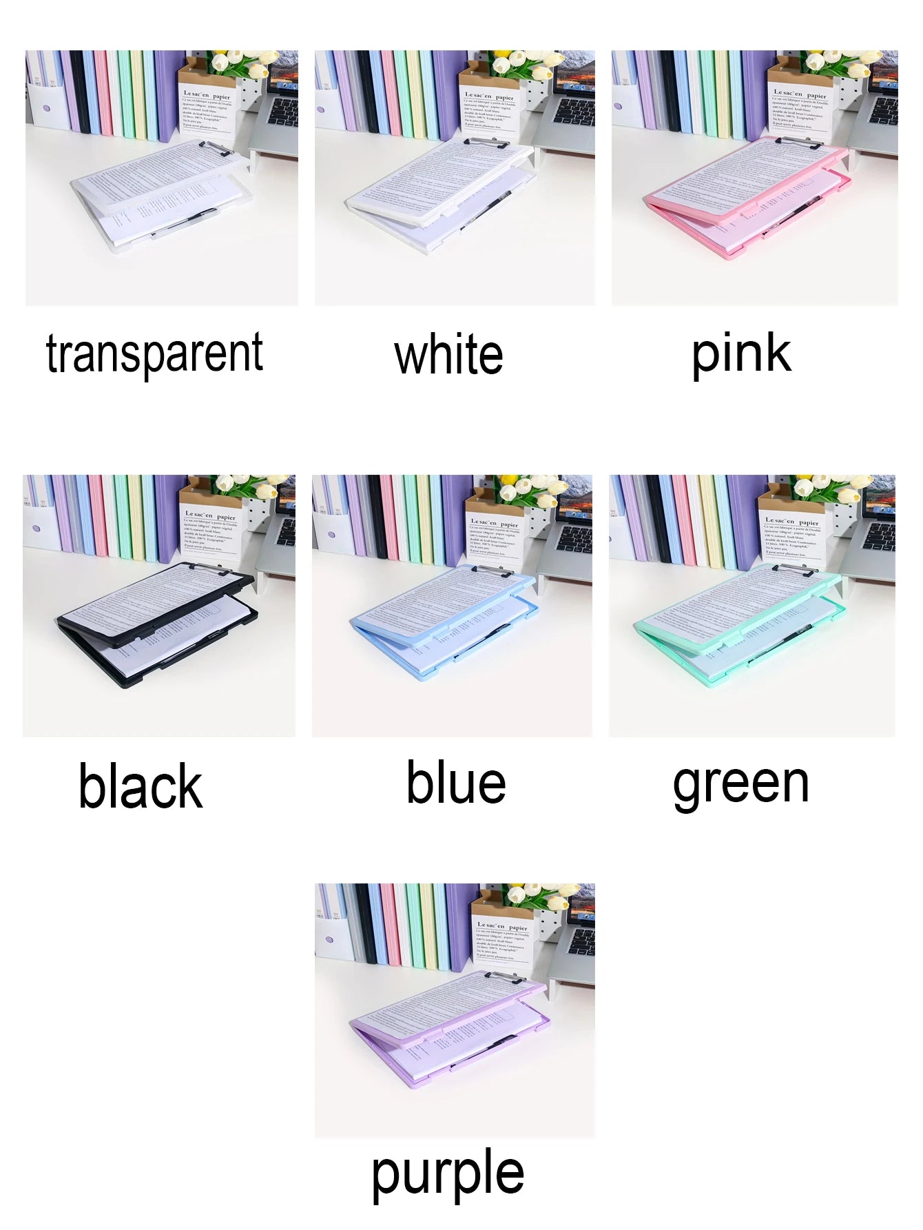 1pc A4 Writing Board File Box, 2-in-1 A4 Document and Photo Multifunctional Storage Box, Portable Organization Tool for Office