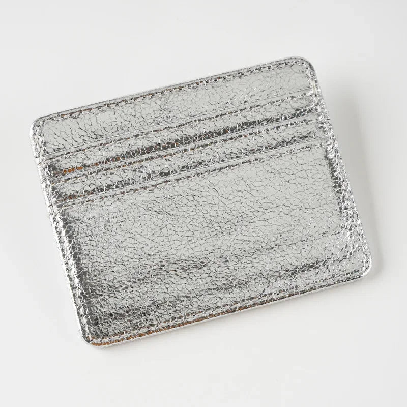 Women Thin Card Holder Wallet Lightweight Multi-Card Holder Case Pu  Leather Credit Card Money Coin Holder Purse Bag