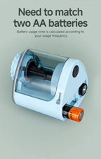 Tenwin Electric/Manual 2 in 1 Pencil Portable Sharpener Safe Student Helical Steel Blade Kids Adults Auto Pencil Sharpener 8005