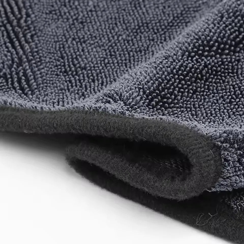 Ultra-Absorbent Microfiber Cleaning Cloth - Soft, Durable & Quick-Dry Towel for Cars, Home, and Bathroom Use