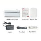 Marklife X4 Thermal Label Printer Portable Printer for 4x6 Mailing Packages Printing Bluetooth & Automatic Label Recognition