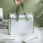 A4 Portable Accordion File Organizer, 13 Pocket Expanding Document Folder for Business School Office Student Supplies