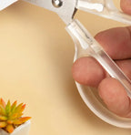 M&G scissors stainless steel multifunctional household office scissors; student paper cutting simple high-end DIY stationery sci