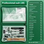 College student drawing tool set Professional construction engineering Combination assembly drawing  geometry set for school