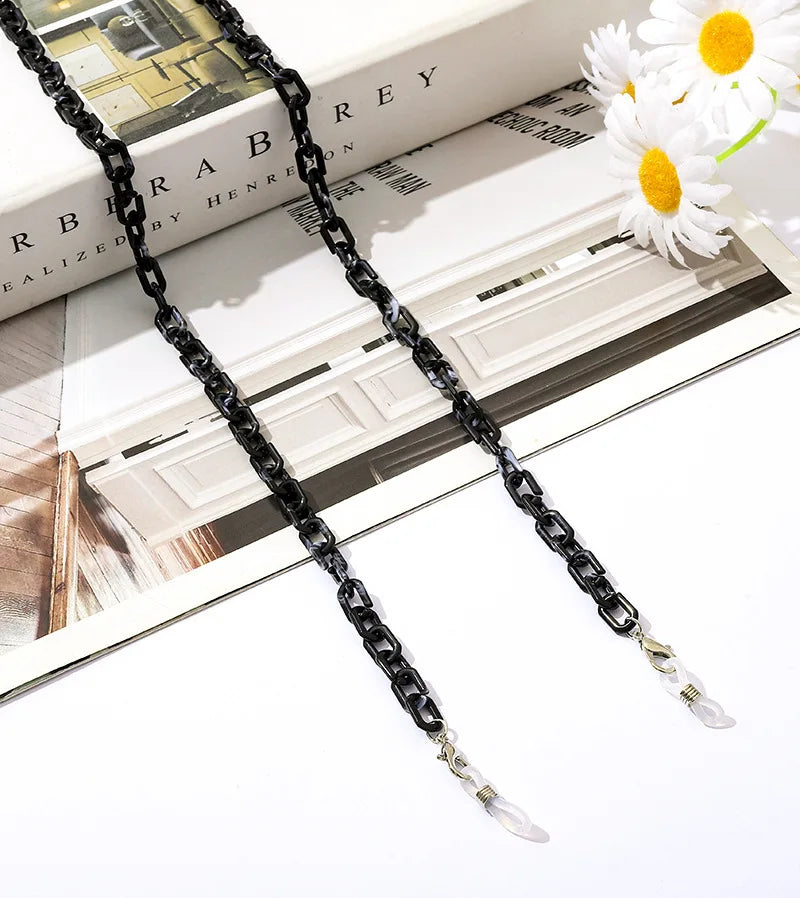 New Face Mask Chains Acrylic Glasses Chain Holder Lanyard Hanging Reading Eyewear Mask Women Men Neck Chains Holder Rope Strap