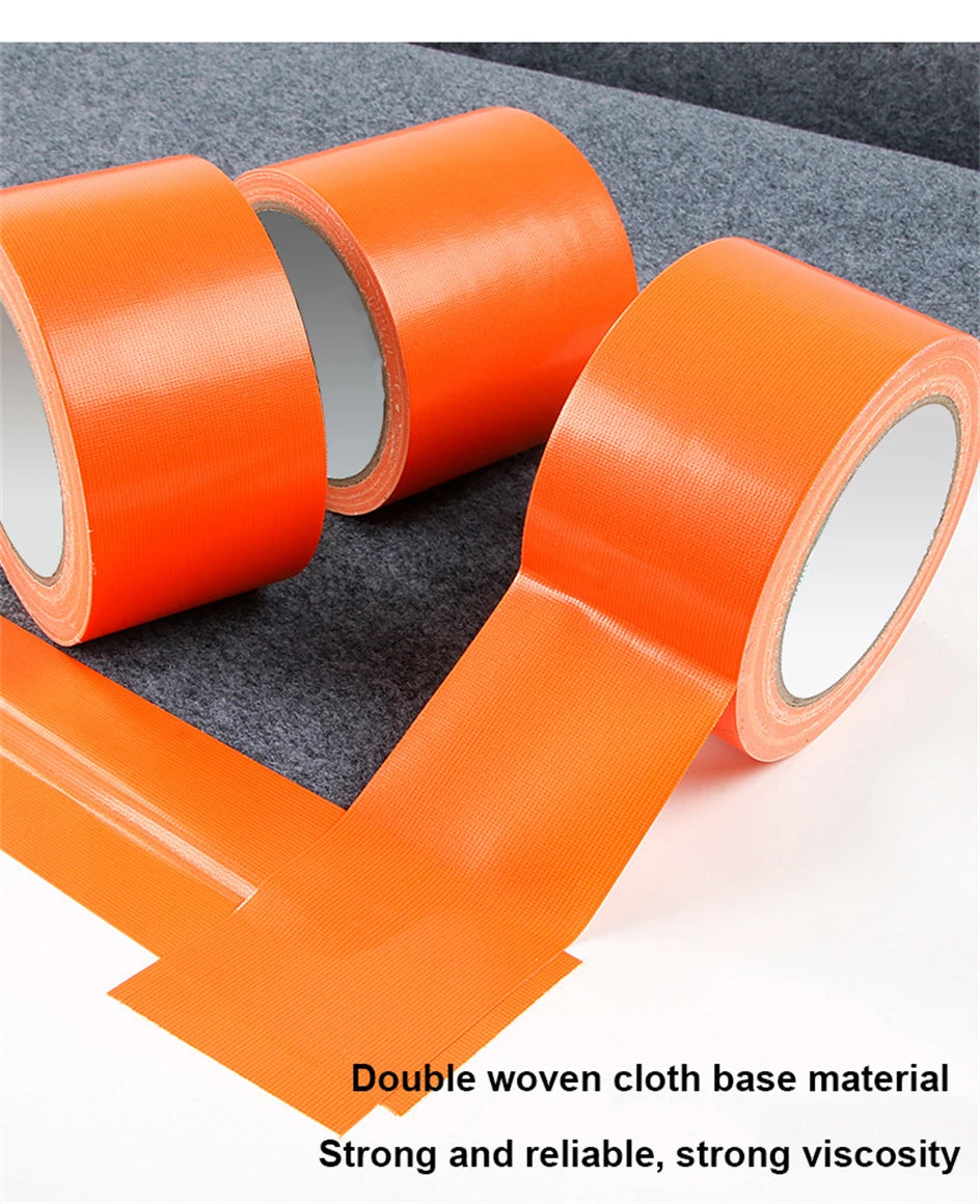 4.5cm*10m Colored Extra Strong Self-adhesive Tape Waterproof Heavy Duty No Residue Craft Duct Tape for DIY Art Packaging Coding